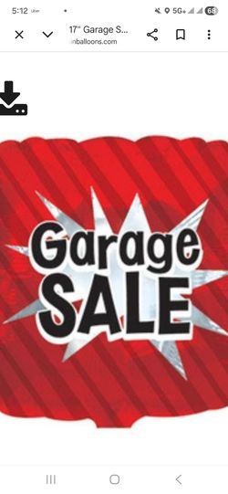 Yard sale garage sale