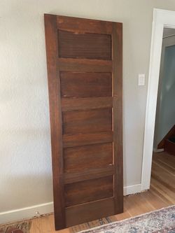 Wood door. 5 panel interior
