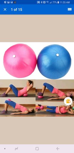 25cm Mini Yoga Ball Physical Fitness Fitness Birthing Stability Bal e