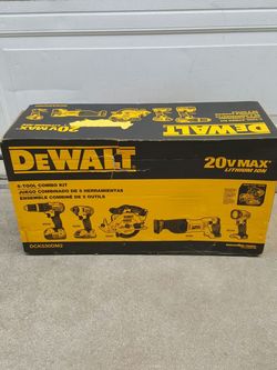 Brand new DeWalt 5 set tool kit