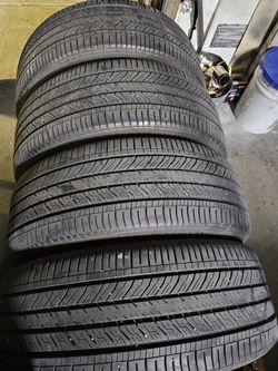 (FOUR) 245 50 20 GOODYEAR TIRES 75% THREAD  $200 INSTALLED 