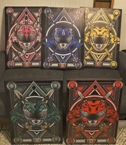 Power Rangers Canvas Set
