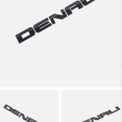 ONE Denali Abs Nameplate Emblem Badge for Sierra Terrain Canyon Envoy Yukon SHIPPING AVAILABLE 