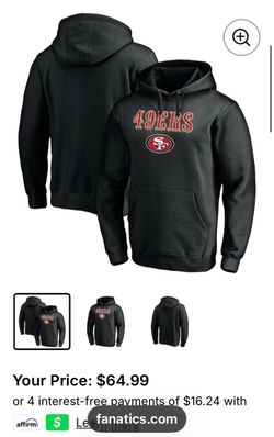 San Francisco 49ers Black Pullover Hoodie