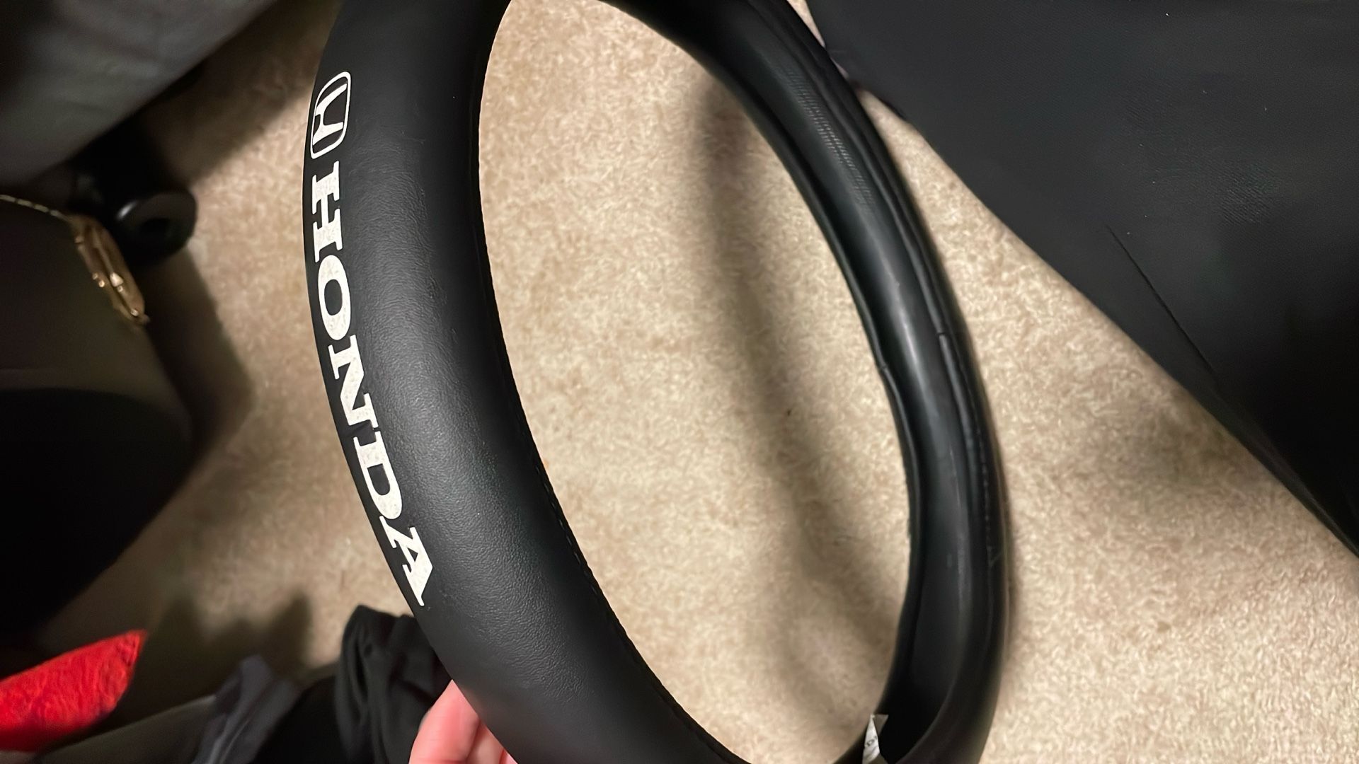 Genuine Honda Leather Steering Wheel Cover