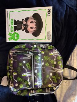 Beetlejuice mini backpack and thrilljoy