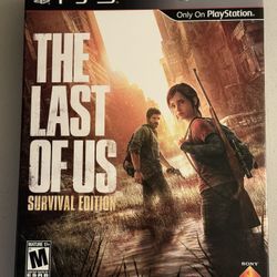 *BRAND NEW And SEALED* The Last Of Us Survival Edition PS3 Video Game 