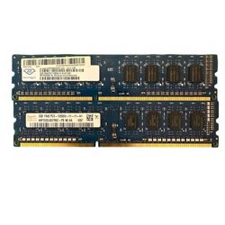 4GB DDR3 Desktop RAM — 2x 2GB Mixed Lot