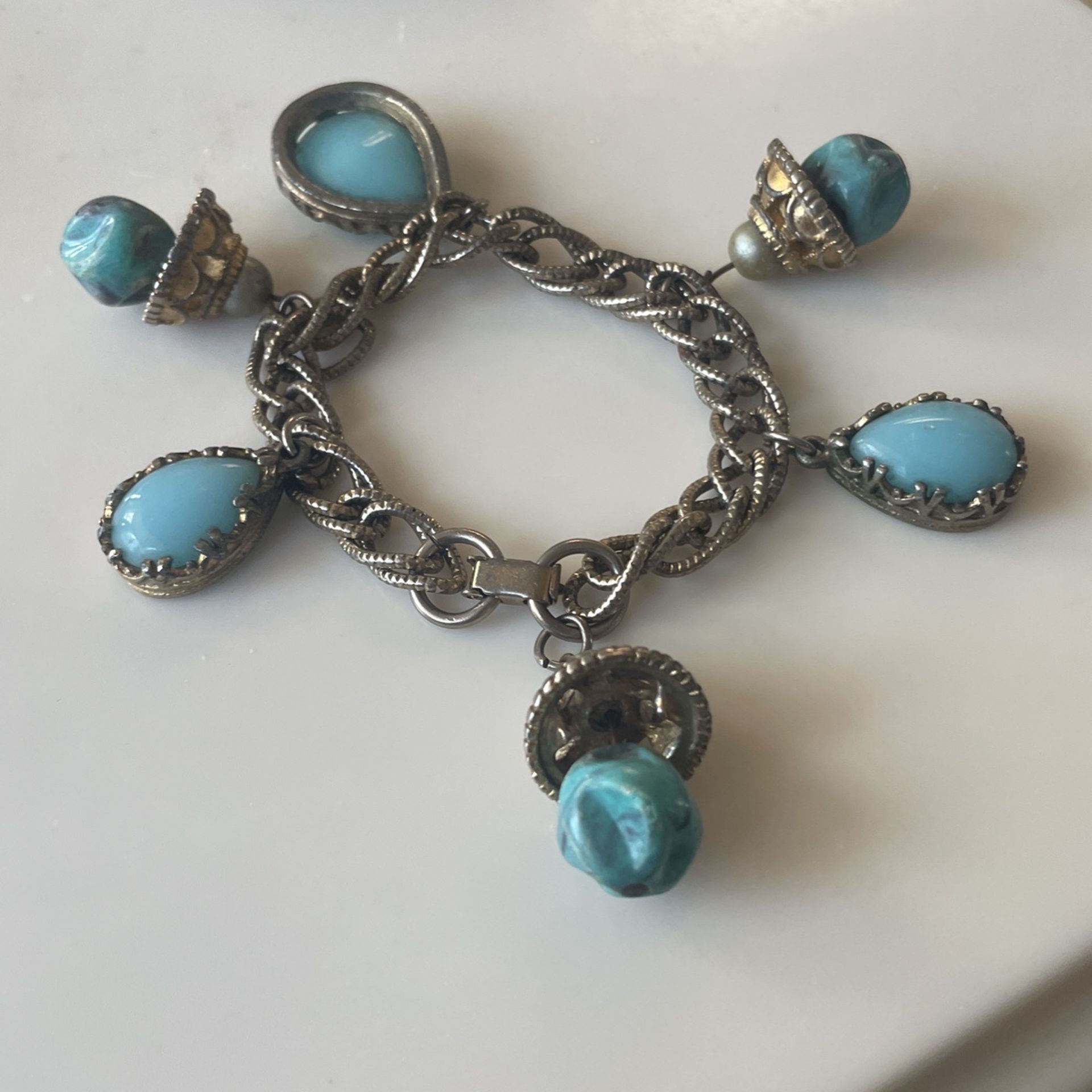   Turquoise Charm Bracelet