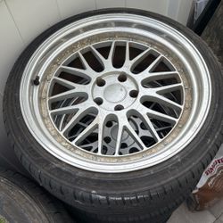 19x9.5 Front  19x10.5 Rear 5x114 Unknown Offset