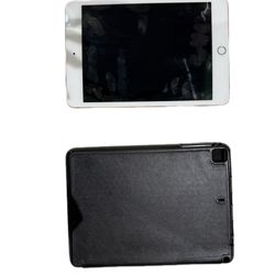 Pink Apple Ipad mini 5 with black case