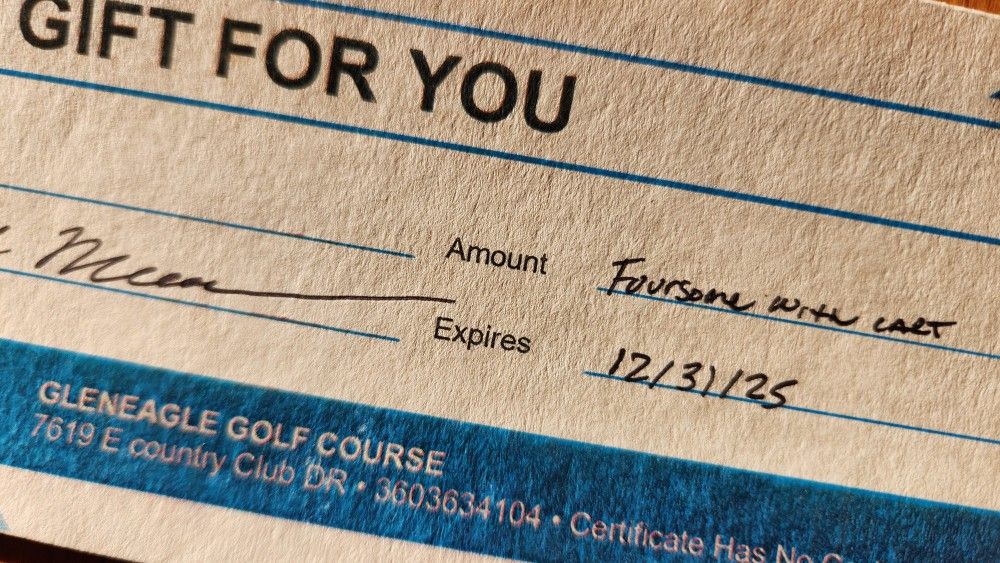 Glen Eagle Golf Course - Foursome w/ Cart