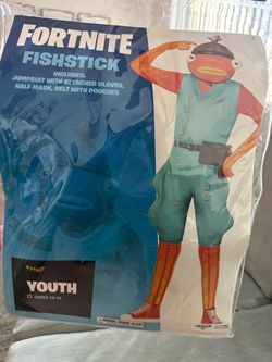 Fortnite Fishstick Halloween Costume Youth Large