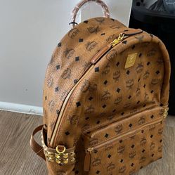 BROWN MCM BACKPACK 