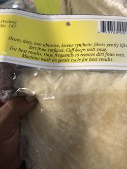 This weeks special at The Soap Trap large wash mitts.