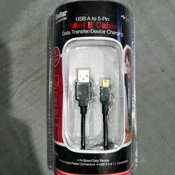 USB 2.0 A to Mini B 5-Pin USB Male Data Sync Charger Cable PC GPS Camera DS PS3