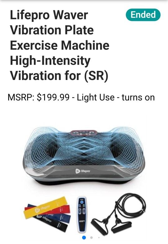 Lifepro Waver Vibration Plate Exercise Machine for Muscle Activation, Full Body Workout