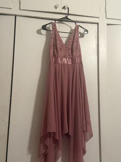 Mauve cocktail dress