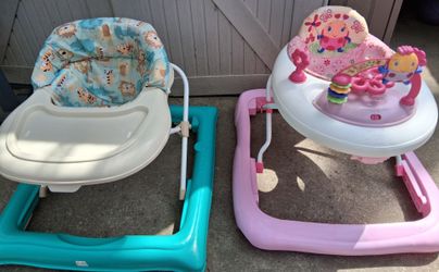 Baby walker green one avaliable  $15 used clean folds easy South la 90043
