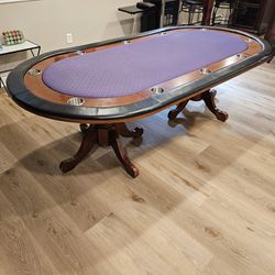 Pedestal Poker Table