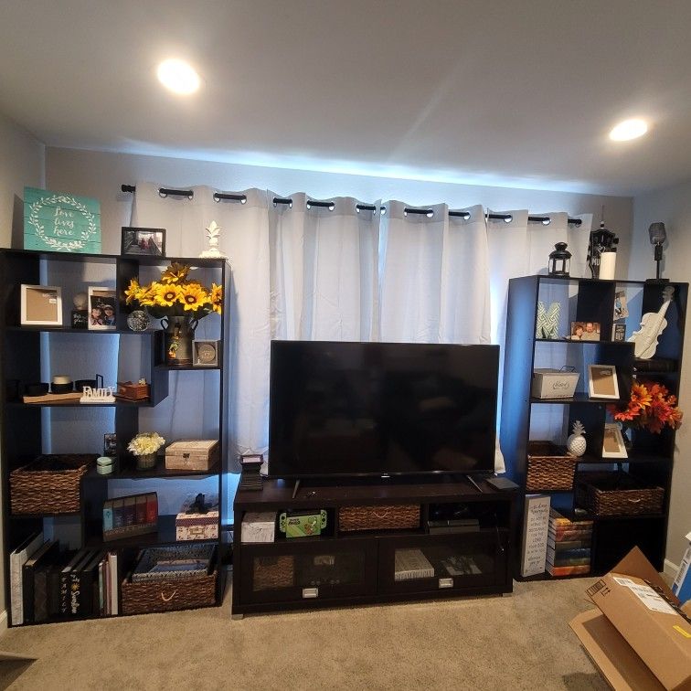 Tv Stand And Shelves