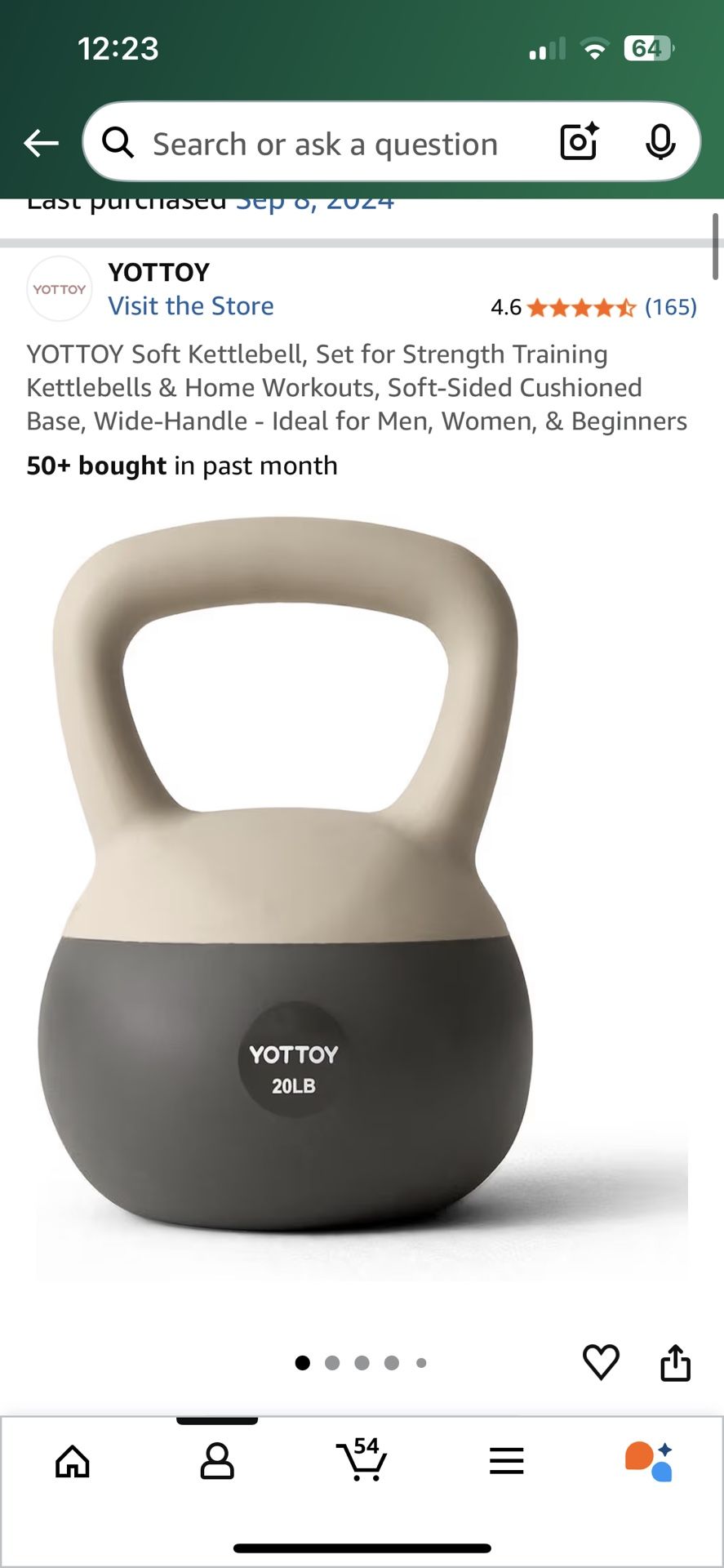 20lb kettlebell