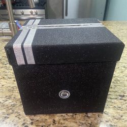 Silver And Black Money Box 