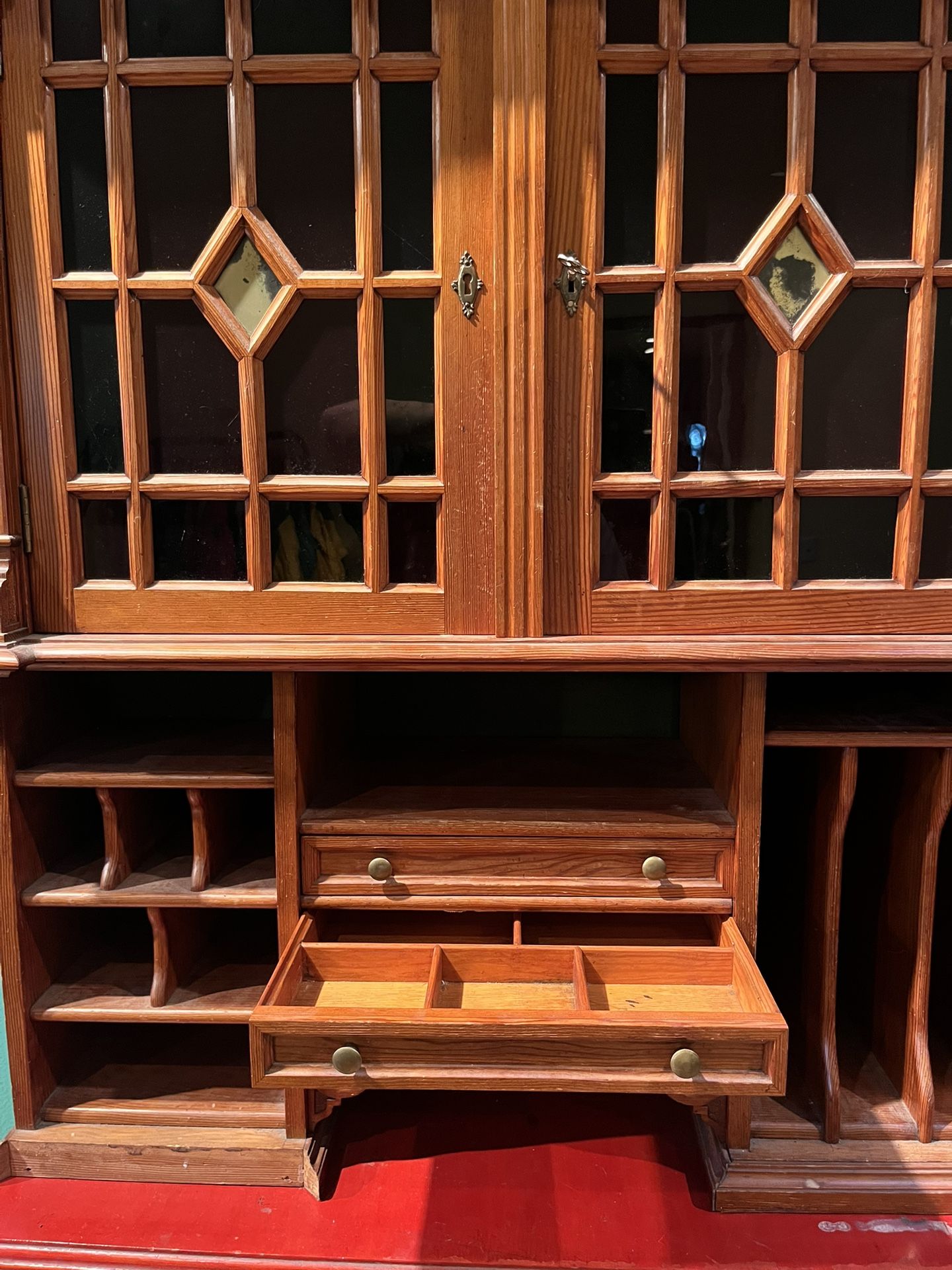 Antique Captain’s Cabinet