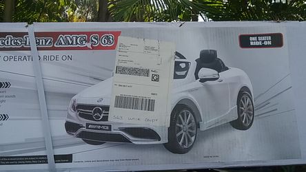 Mercedes benz s63 amg coupe battery operated ride on deals