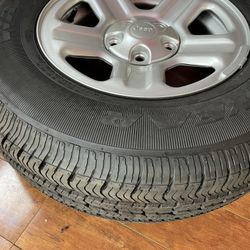 P 225 75 16      225/75R16       Wrangler Rim Tire Fits Tacoma Frontier 