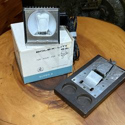 Bolex-Lite S2 Super 8 Light + Vintage Film Splicer Set