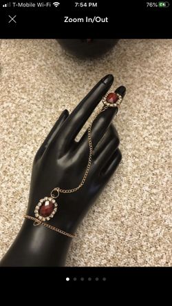 Ring bracelet available different colors all adjustable