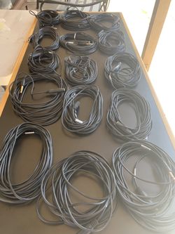 1/4 extension cables 25ft audio