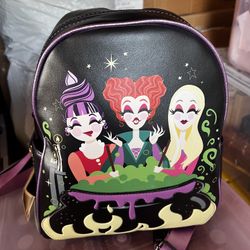New Disney Hocus Pocus Loungefly Backpack 