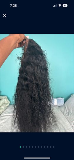 Used Transparent HD Curly Wig