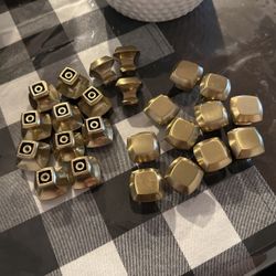 Brushed Brass Square Cabinet knobs