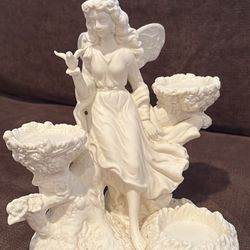PartyLite Ariana’s Garden Fairy Statue Tealight Holder