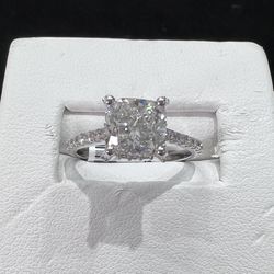 ✨💎2ct Cushion Cut Lab Diamond Ring💎✨