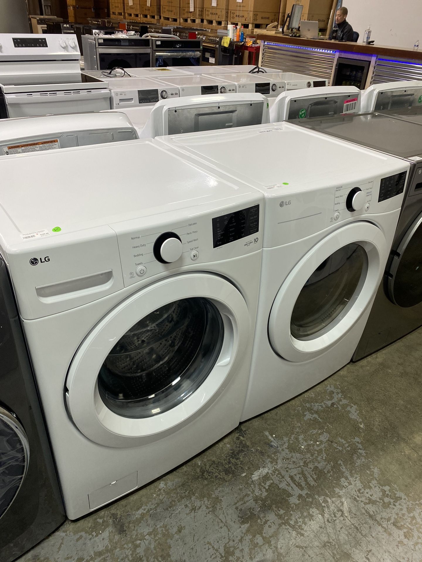 LG Front Load Laundry Set - Super Capacity