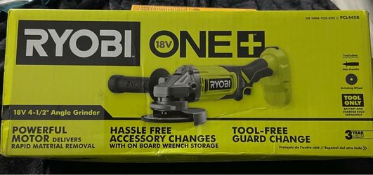 Ryobi 18V ONE+ 4-1/2" Angle Grinder