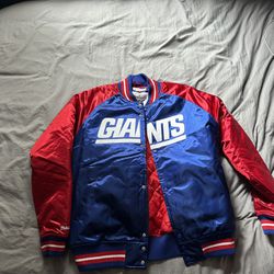 Mitchell And Ness  New York Giants Satin Jacket