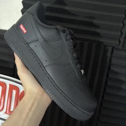 Black Nike X Supreme Air Force 1’s - Size 10 Men’s 