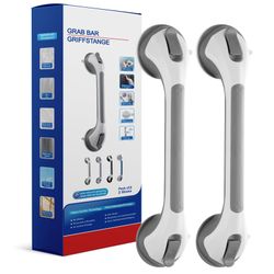 TAILI Grab Bars For Bathtubs & Showers 2PK - Grey(NEW)