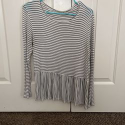 Black And White Strip Shirt