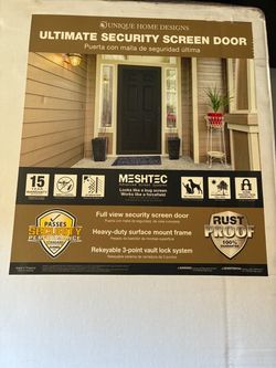 Security Screen Door
