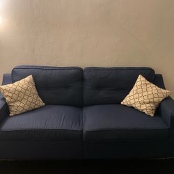 Blue 2 Seater Couch