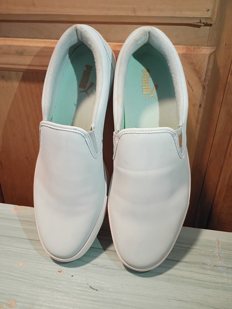 Size 10 Women's PUMA Bari Terry Slip-On Comfort Shoes