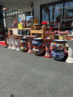 Talavera birdbath $135  ( large pot )