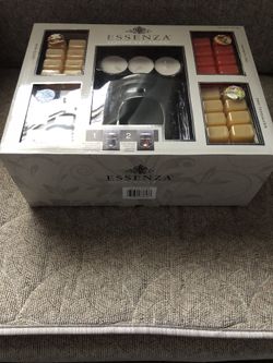 Essenza Scented Wax And Ceramic Warmer Gift Set - New