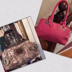 Two purses very good condition 10 each to 15